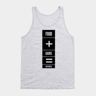 Food + Gains = Happiness Tank Top